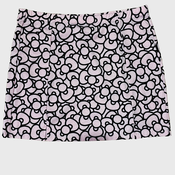 Hello Kitty Mini Skirt Juniors Size Extra Large Elastic Waist Stretchy Knit - Picture 1 of 5